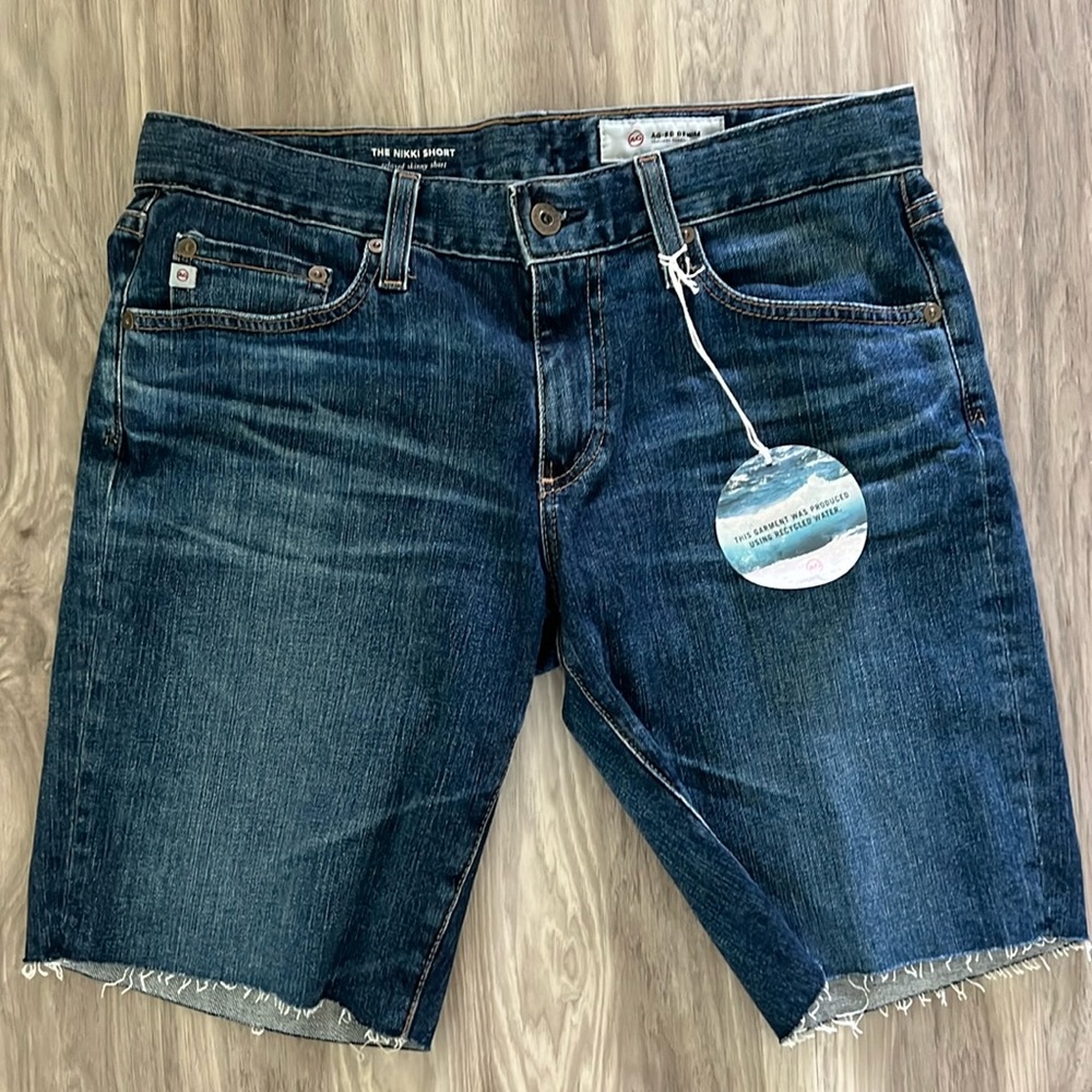 Adriano Goldschmied denim ladies Nikki short Sz 27 NWT
